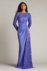 Tadashi Shoji CFE25401L Long Fitted Formal Evening Dress