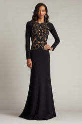 Tadashi Shoji CIM25396L Long Formal A Line Mother of the Bride Dress