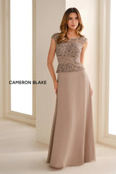 Cameron Blake 114657 Long Mother of the Bride Beaded Formal Dress
