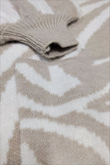 Casual Knit Animal Style Cardigan